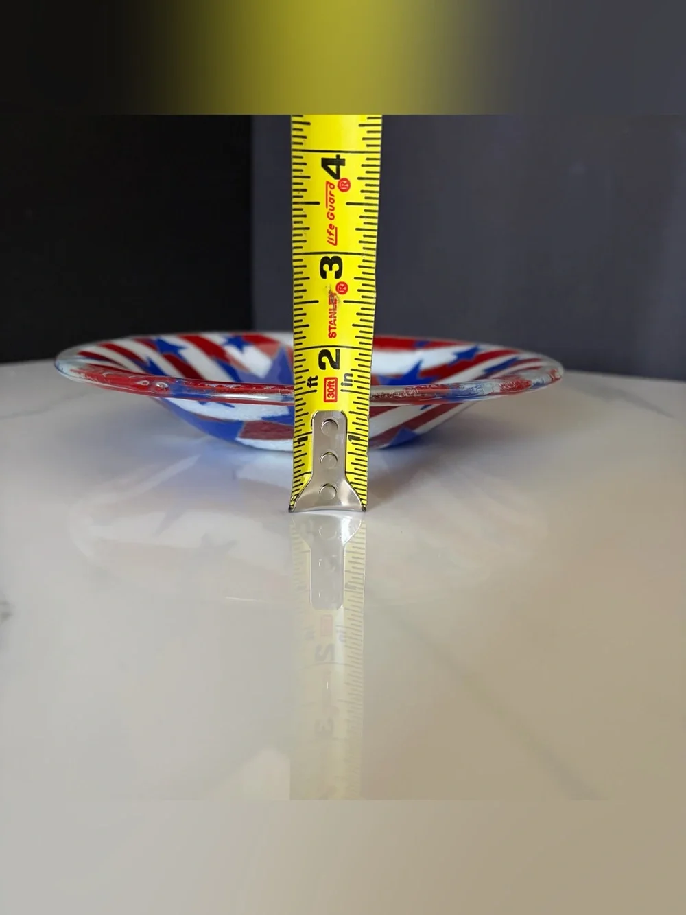 Stars & Stripes - Fourth of July Patriotic Bowl by Peggy Karr
